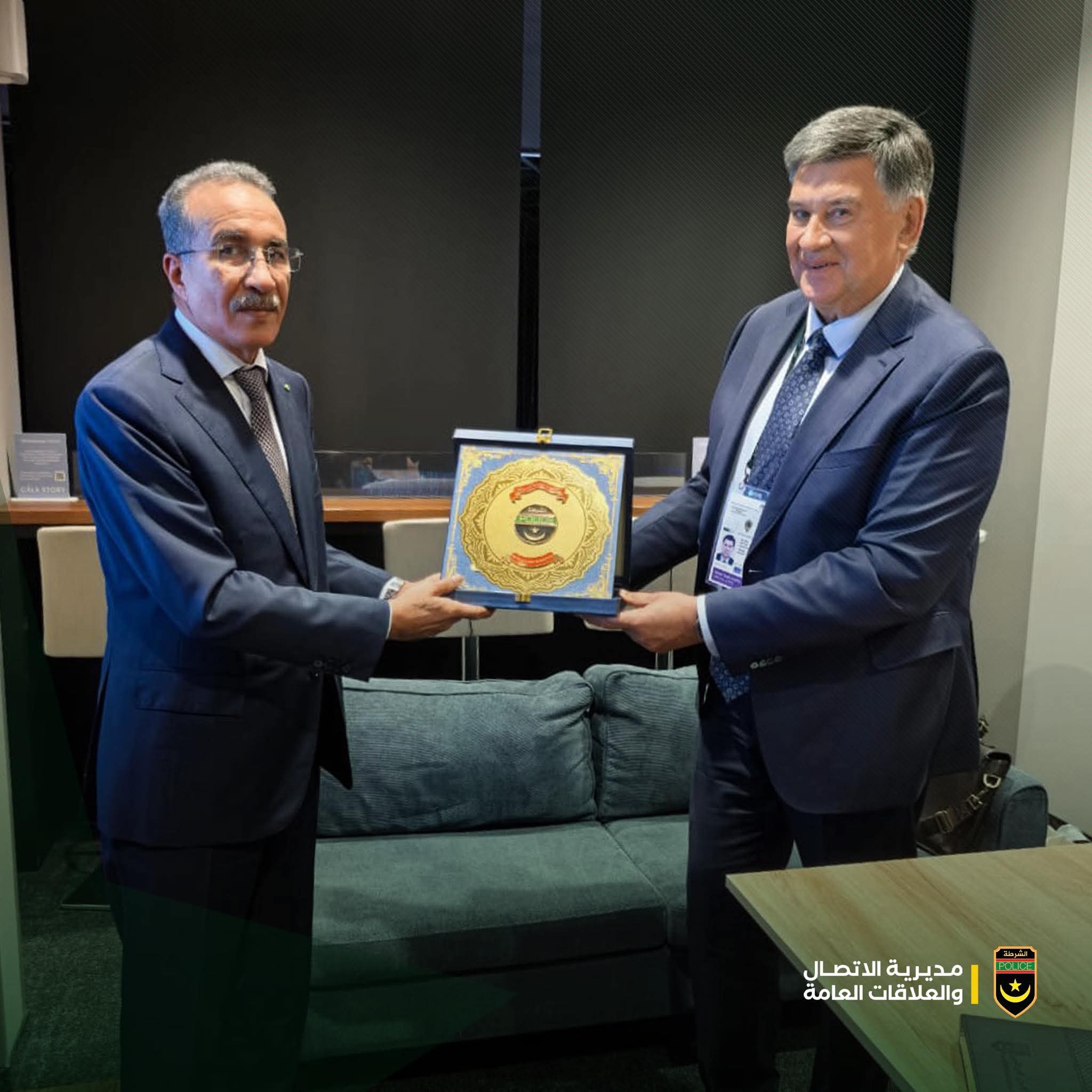 المدير العام للأمن الوطني يبحث مع رئيس الأمن الفيدرالي الروسي تعزيز التعاون الأمني