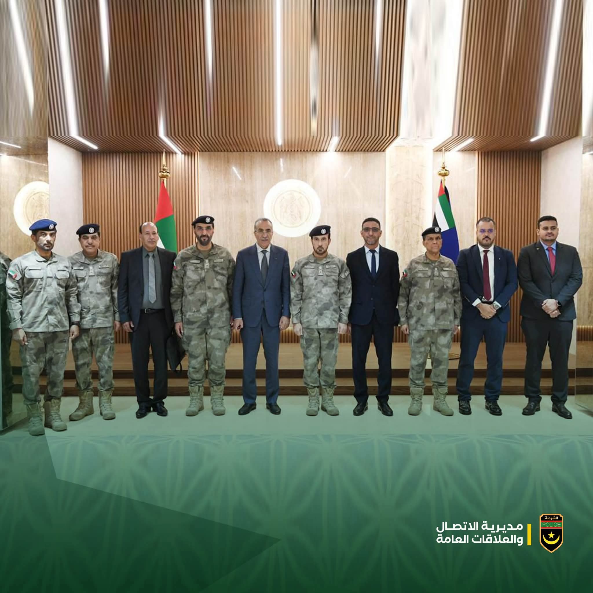 مباحثات بين المدير العام للأمن الوطني وقائد شرطة أبوظبي لتعزيز التعاون الأمني