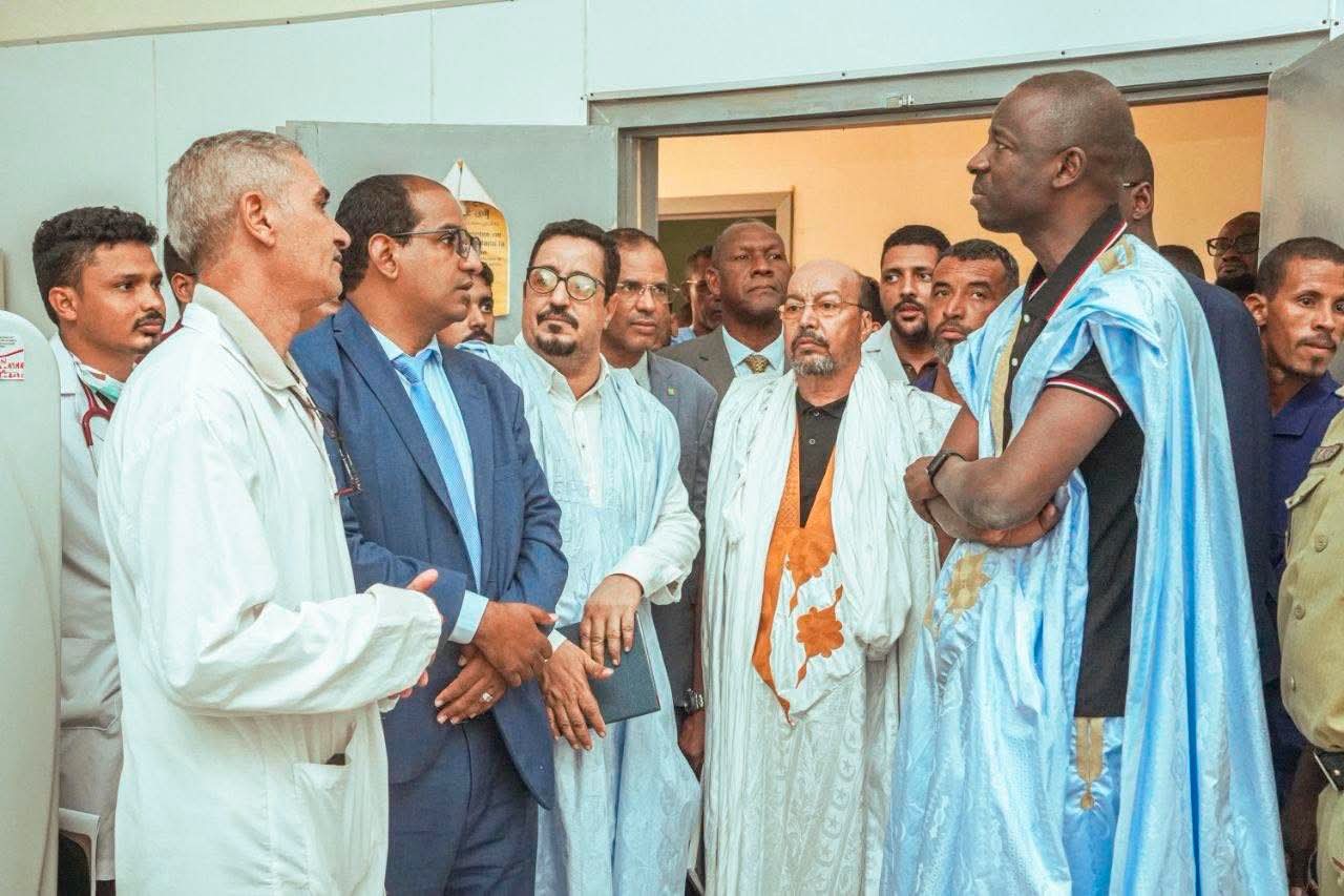 وزير الصحة يتفقد الخدمات الصحية في آدرار ويبحث احتياجات المنشآت