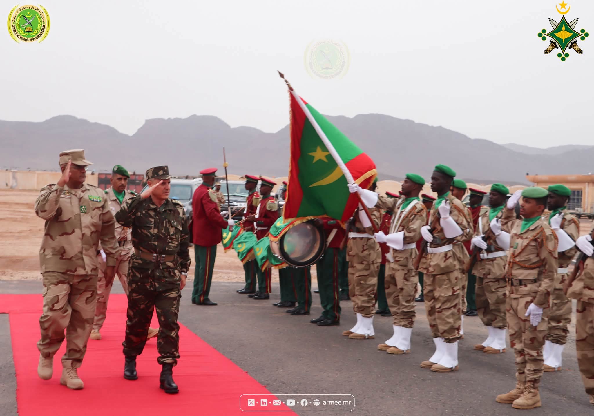 موريتانيا والجزائر تبحثان تعزيز الأمن على الحدود المشتركة